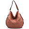 Flap Zipper Shoulder Bag Hobo