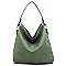 Laser Cut Printed Shoulder Bag Hobo