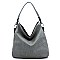 Laser Cut Printed Shoulder Bag Hobo