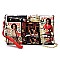 Collage Magazine Cover Clutch Wallet Cell Phone Purse