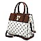 Monogram Padlock Satchel