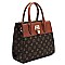 Monogram Padlock Satchel