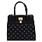 Monogram Padlock Satchel