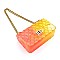 Multi Color Jelly Classic Shoulder Bag