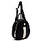 Fashion Bow Stripe Crossbody Bag