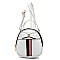 Fashion Bow Stripe Crossbody Bag