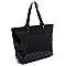 Stylish Geometric Checker Shopper