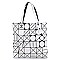 Geometric Checker Flat Tote