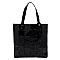 Trendy Geometric Checker Flat Tote