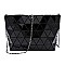 Geometric Checker Crossbody Bag