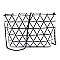 Geometric Checker Crossbody Bag