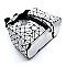 Fashion Geometric Checker Drawstring Backpack