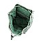 Fashion Belted Flap Backpack
