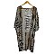 Animal Print Kimono Gown