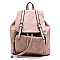 Fashion Belted Flap Backpack