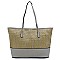 Woven Straw Large Shopper Tote