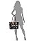 Flower Printed 3-in-1 Shopper Set