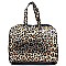 Leopard Print Carry On Duffle Bag