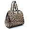 Leopard Print Carry On Duffle Bag