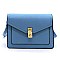 Turn Lock Envelope Crossbody Bag