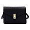 Turn Lock Envelope Crossbody Bag