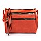 Multi Zip Pocket Crossbody Bag