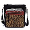 Colorblock Leopard Zebra Crossbody Bag
