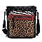 Colorblock Leopard Zebra Monogram Crossbody Bag