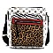 Colorblock Leopard Zebra Monogram Crossbody Bag