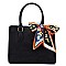 Scarf Top Handle Satchel