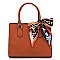 Scarf Top Handle Satchel