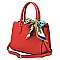 Scarf Top Handle Satchel