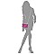 Acrylic Chain Handle See Thru Crossbody Clutch