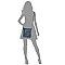 Fashion Multi Zip Pocket Crossbody Bag