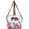 Fashion Bow Flower Dome Crossbody Bag