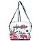 Fashion Bow Flower Dome Crossbody Bag