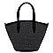 Straw Tote Satchel