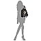 Flower Printed 2-in-1 Backpack