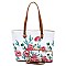 Flower Printed 2-in-1 Shopper