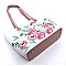 Flower Printed 2-in-1 Shopper