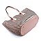 Fashion Laser Cut Mesh See Thru 2-in-1 Shopper