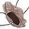 Fashion Laser Cut Mesh See Thru 2-in-1 Shopper