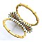 Bamboo Top Handle Beaded Tote