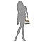 Bamboo Top Handle Beaded Tote