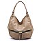 Front Zipper Satchel