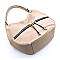 Front Zipper Satchel