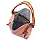 Front Zip Pocket Shoulder Bag Hobo