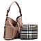 Ostrich Croc Side Zip Pocket 2-in-1 Shoulder Bag Hobo