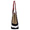 2-in-1 Plaid Check Bow Shopper Tote