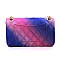 Quilt Embossed Multi Color Jelly Classic Shoulder Bag